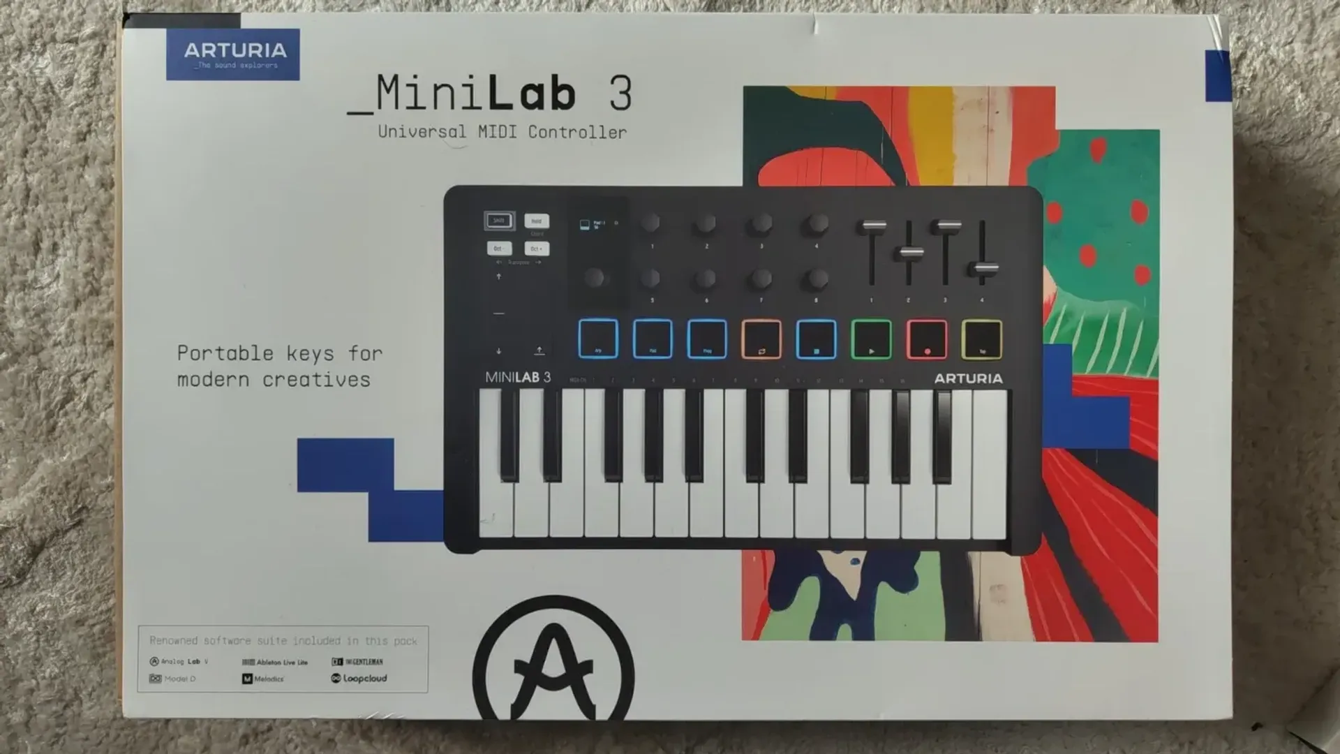 Pirmā sludinājuma fotoattēls: Arturia MiniLab 3 MIDI kontrolieris