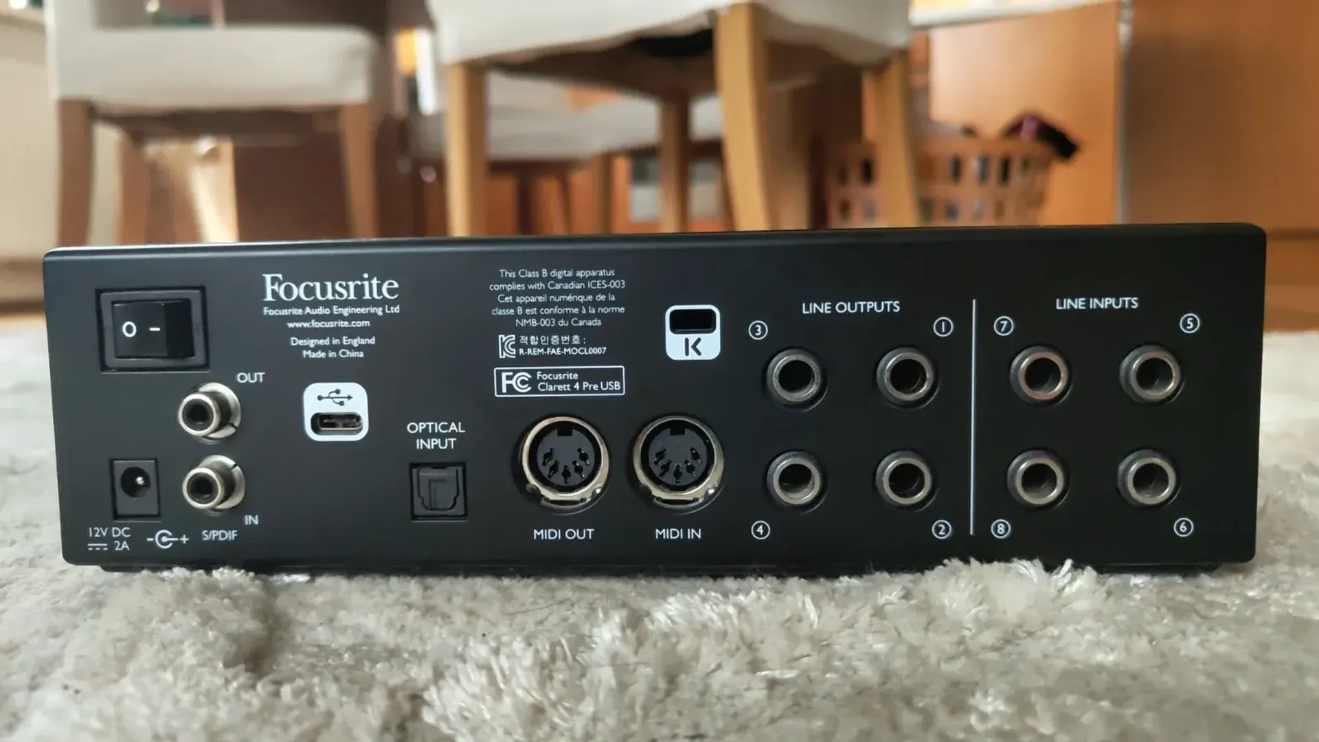 Аудиоинтерфейс Focusrite Clarett 4Pre USB, фото 2 из 4